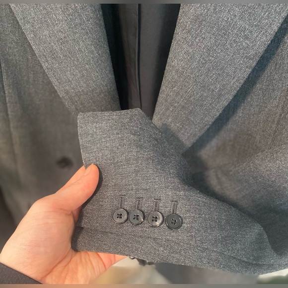 Aritzia Wilfred Margaux Blazer Grey Size 6 - Picture 7 of 8